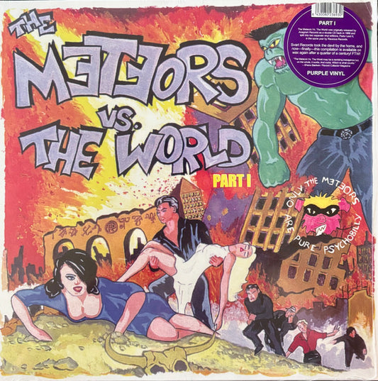 The Meteors (2) - The Meteors Vs. The World - Part I (LP, Album, Ltd, RE, Pur)