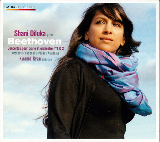 Shani Diluka Piano, Orchestre National Bordeaux Aquitaine, Kwamé Ryan Direction - Beethoven* - Concertos Pour Piano Et Orchestre N°1 & 2 (CD, Album)