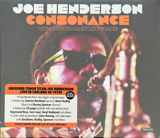 Joe Henderson - Consonance: Live At The Jazz Showcase (2xCD, Album)