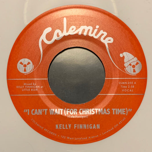 Kelly Finnigan - I Can't Wait (For Christmas Time) (7", Single, Whi)