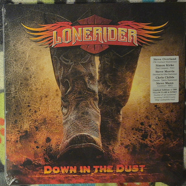 Lonerider (2) - Down In The Dust (2xLP, Ltd, Num, Yel)