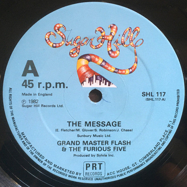 Grand Master Flash & The Furious Five* - The Message (12")