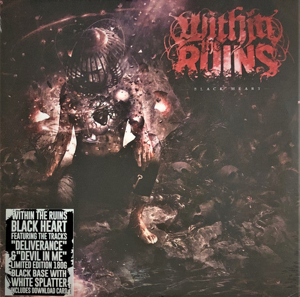 Within The Ruins - Black Heart (LP, Album, Ltd, Bla)