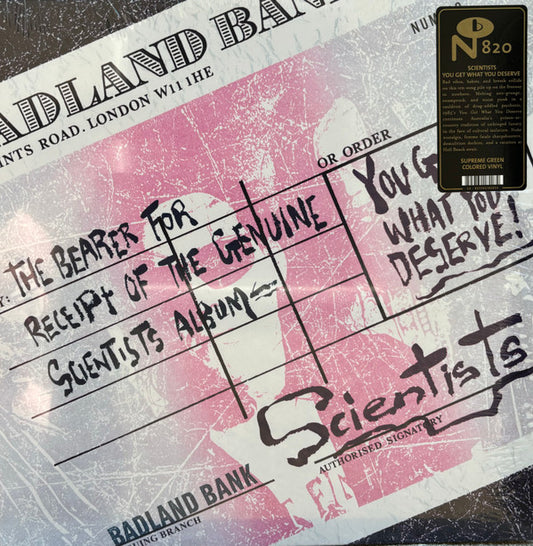 Scientists* - You Get What You Deserve! (LP, Album, RE, Sup)