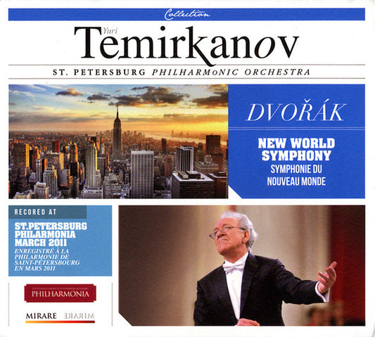 Dvořák* - St. Petersburg Philharmonic Orchestra, Yuri Temirkanov - New World Symphony (CD)