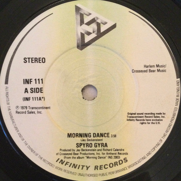 Spyro Gyra - Morning Dance (7", Sol)