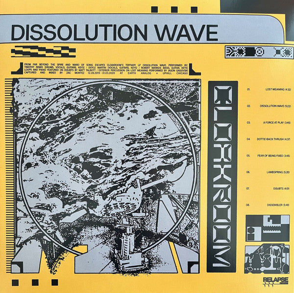 Cloakroom - Dissolution Wave (LP, Album, Mus)