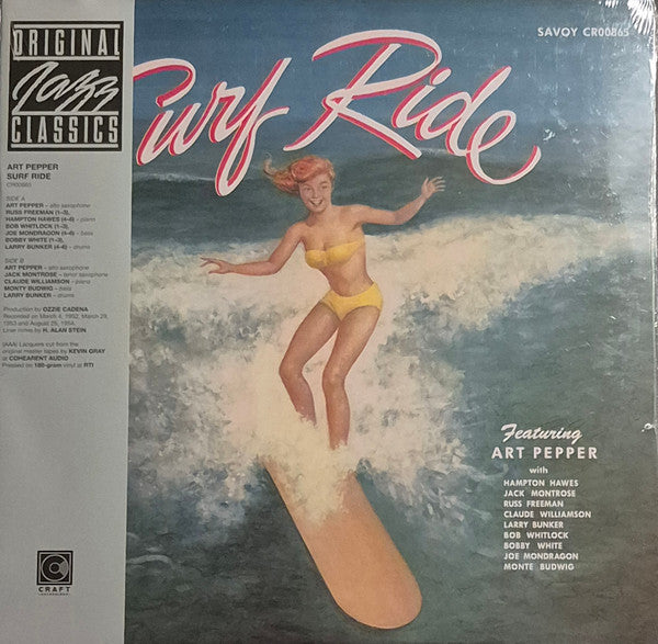 Art Pepper - Surf Ride  (LP, Comp, Mono, RE, 180)