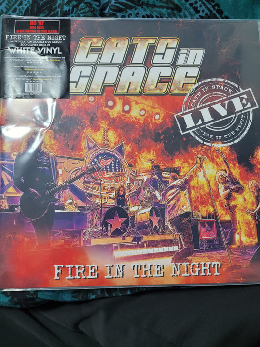 Cats In Space - Fire In The Night (2xLP, Album, Ltd, Whi)