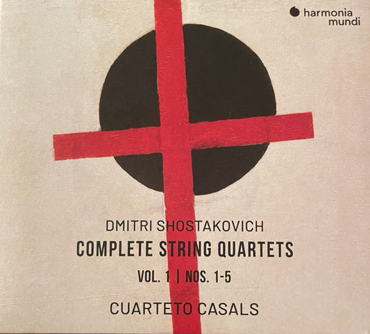Dmitri Shostakovich, Cuarteto Casals - Complete String Quartets . Vol. 1 Nos. 1-5 (2xCD)