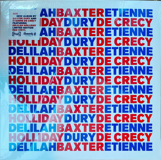 Delilah Holliday Baxter Dury Etienne De Crécy* - BED (LP, Album, red)