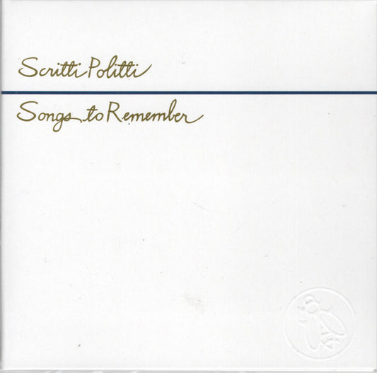 Scritti Politti - Songs To Remember (CD, Album, RE)