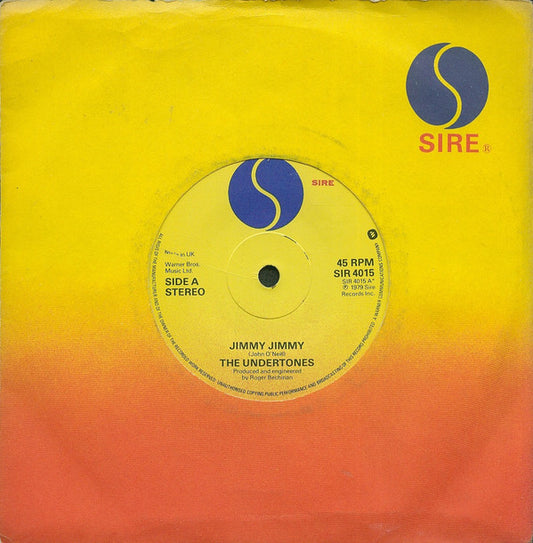 The Undertones - Jimmy Jimmy (7", Single, Com)