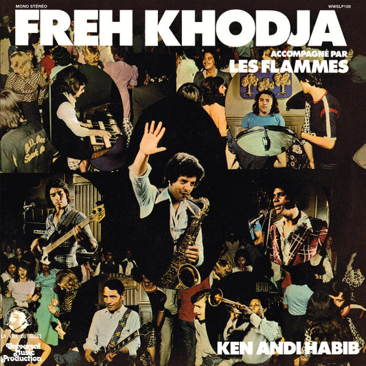 Freh Khodja Accompagné Par Les Flammes - Ken Andi Habib (LP, Album, RE)