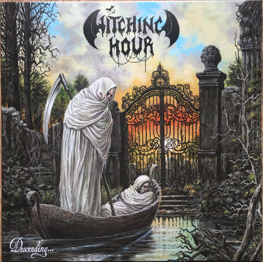 Witching Hour (3) - Descending … Where Time Has Ceased To Exist (LP, Album, Reg)