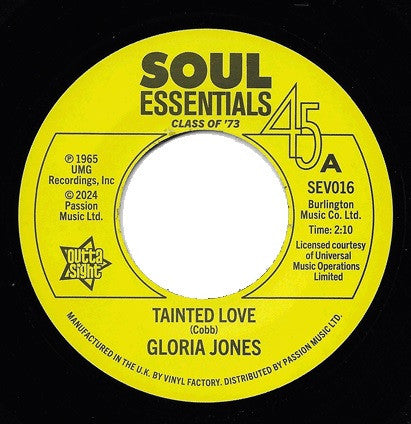 Gloria Jones, R. Dean Taylor - Tainted Love / There's A Ghost In My House (7", Single)