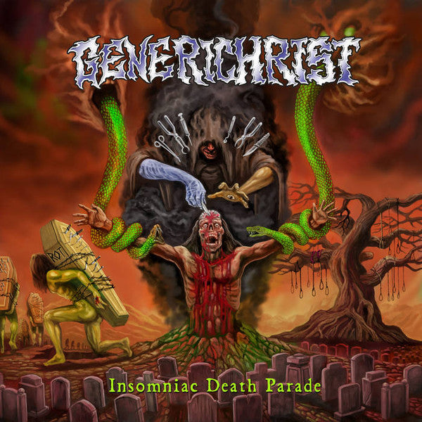 Generichrist - Insomniac Death Parade (LP, Album, Red)