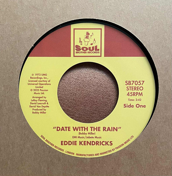Eddie Kendricks - Date With The Rain / Intimate Friends (7", Single)