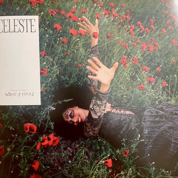 Celeste (8) - Woman of Faces (LP, Album, Red + 7")