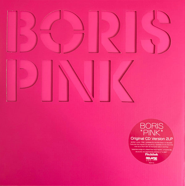 Boris (3) - Pink (LP, Album, Mag + LP, S/Sided, Etch, Mag + RE, 20t)