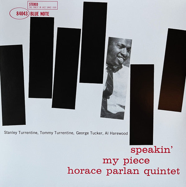 Horace Parlan Quintet - Speakin' My Piece (LP, Album, RE, 180)