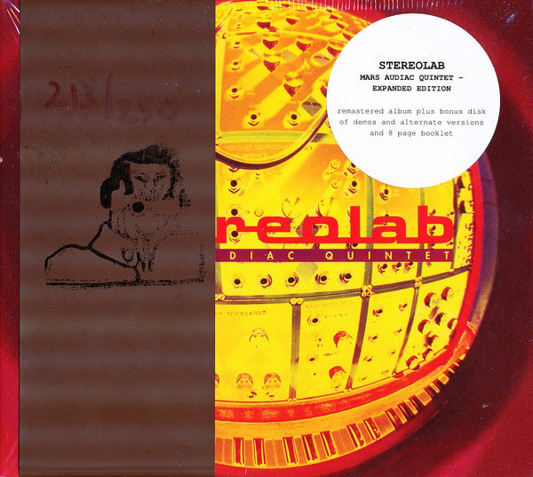 Stereolab - Mars Audiac Quintet (CD, Album, RE, RM + CD + Ltd, Num, Obi)