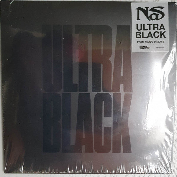 Nas - Ultra Black (7", Single, Bla)