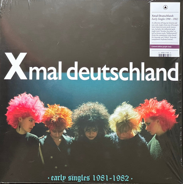Xmal Deutschland* - Early Singles (1981 - 1982) (LP, Comp, Ltd, RM, Pur)