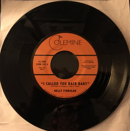 Kelly Finnigan - I Called You Back Baby (7", Single)