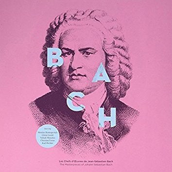 Jean Sebastien Bach* = Johann Sebastian Bach -  Les Chefs D'Œuvres De Jean Sebastien Bach = The Masterpieces Of Johann-Sebastian Bach (LP, Comp, 180)