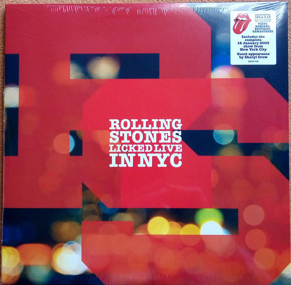 Rolling Stones* - Licked Live In NYC (3xLP, Album, Ltd, RM, Whi)