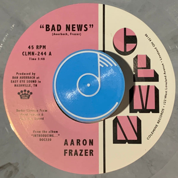 Aaron Frazer - Bad News / Done Lyin' (7", Single, Ltd, Lig)