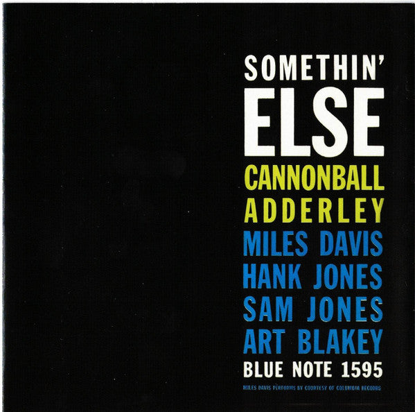 Cannonball Adderley - Somethin' Else (CD, Album, RE, RM)