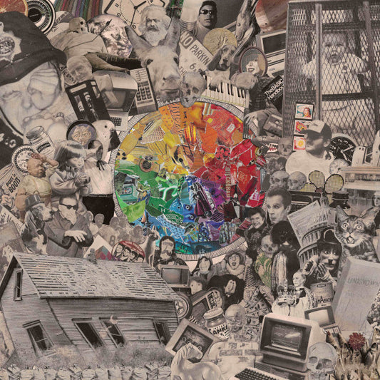 Dougie Poole - The Rainbow Wheel Of Death (LP, Album, Ltd, Bla)