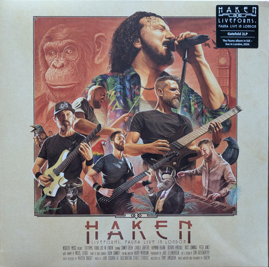 Haken (2) - Liveforms: Fauna Live In London (2xLP, Album)