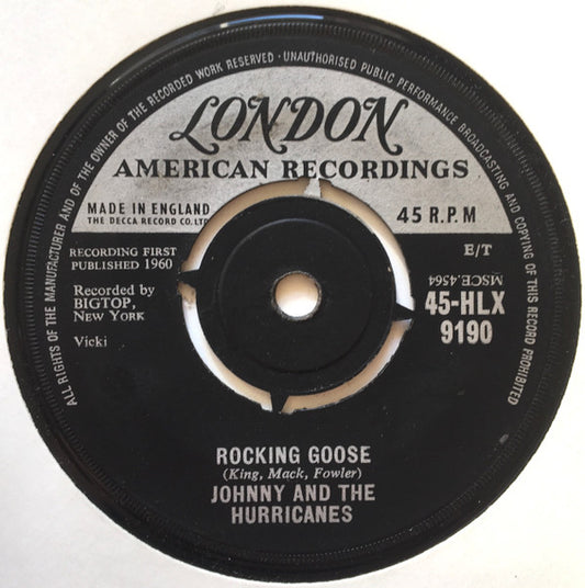 Johnny And The Hurricanes - Rocking Goose (7")