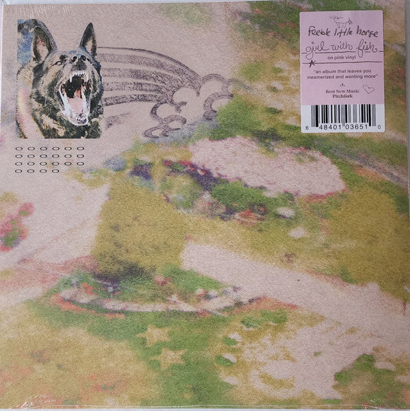 feeble little horse - Girl With Fish (LP, Album, RP, Pin)
