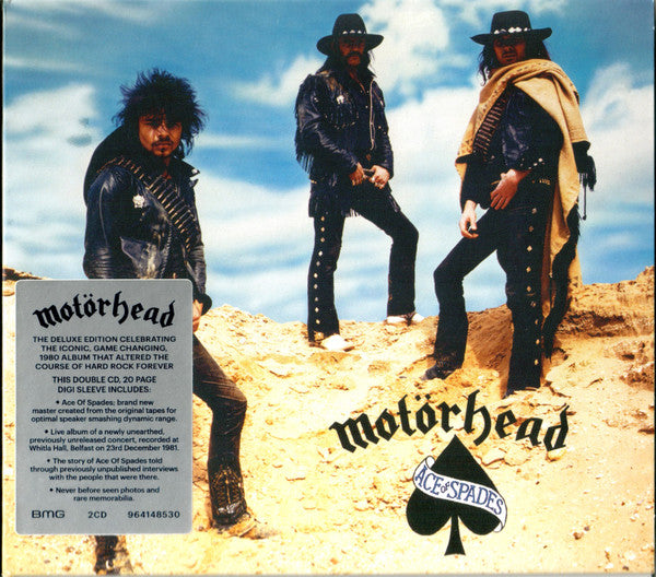 Motörhead - Ace Of Spades (CD, Album, RM + CD, Album + Dlx, RE, Dig)