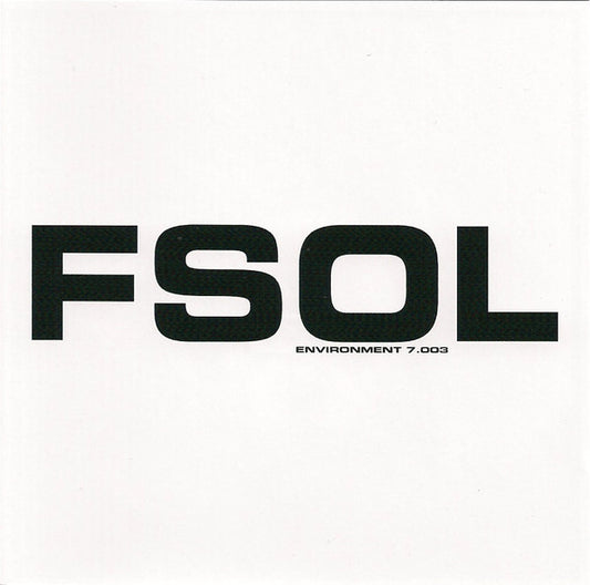FSOL* - Environment 7.003 (CD, Album)