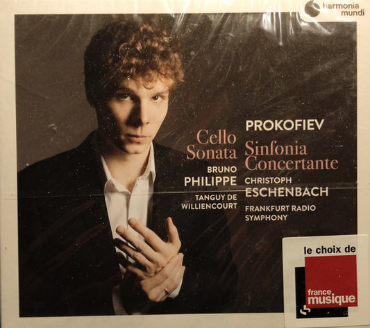 Prokofiev*, Bruno Philippe (2), Tanguy de Williencourt, Christoph Eschenbach, Frankfurt Radio Symphony* - Cello Sonata; Sinfonia Concertante (CD, Album)