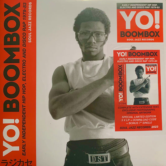 Various - Yo! Boombox (Early Independent Hip Hop, Electro And Disco Rap 1979-83) (3xLP, Comp + 7", Single, Ltd)
