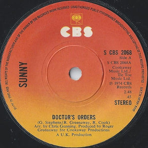 Sunny* - Doctor's Orders (7", Single)