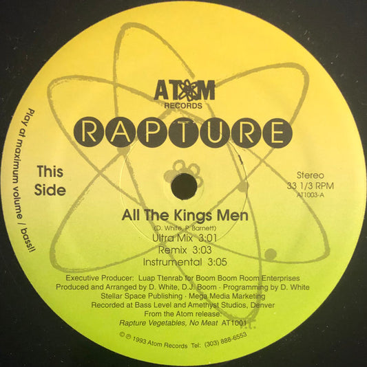 Rapture (14) - All The Kings Men (12")