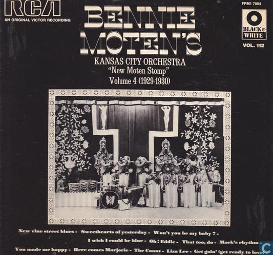 Bennie Moten's Kansas City Orchestra - Volume 4 (1929-1930) "New Moten Stomp" (LP, Comp)