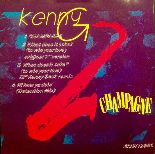 Kenny G (2) - Champagne (12")