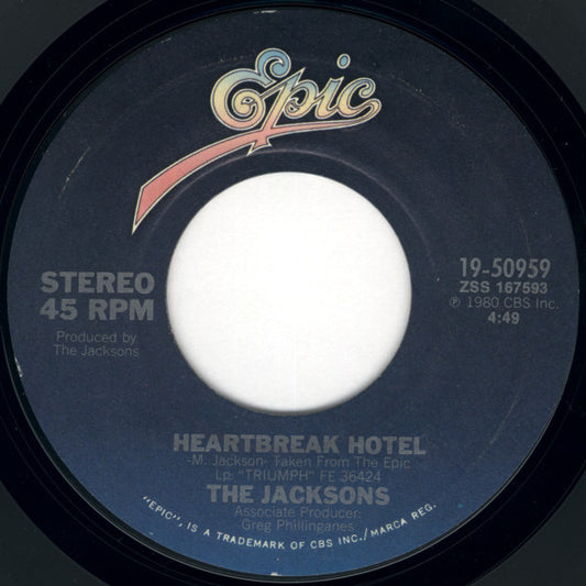 The Jacksons - Heartbreak Hotel (7", Styrene, Ter)