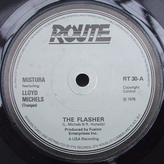 Mistura (2) Featuring Lloyd Michels - The Flasher (7", Sol)