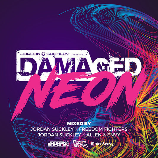 Jordan Suckley, Freedom Fighters, Allen & Envy - Jordan Suckley Presents.. Damaged Neon (2xCD, Comp, Mixed)
