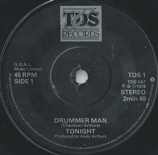 Tonight (2) - Drummer Man (7", Single)