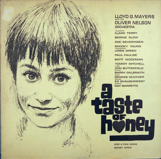 Lloyd G. Mayers* With The Oliver Nelson Orchestra* - A Taste Of Honey (LP, Album, Mono)